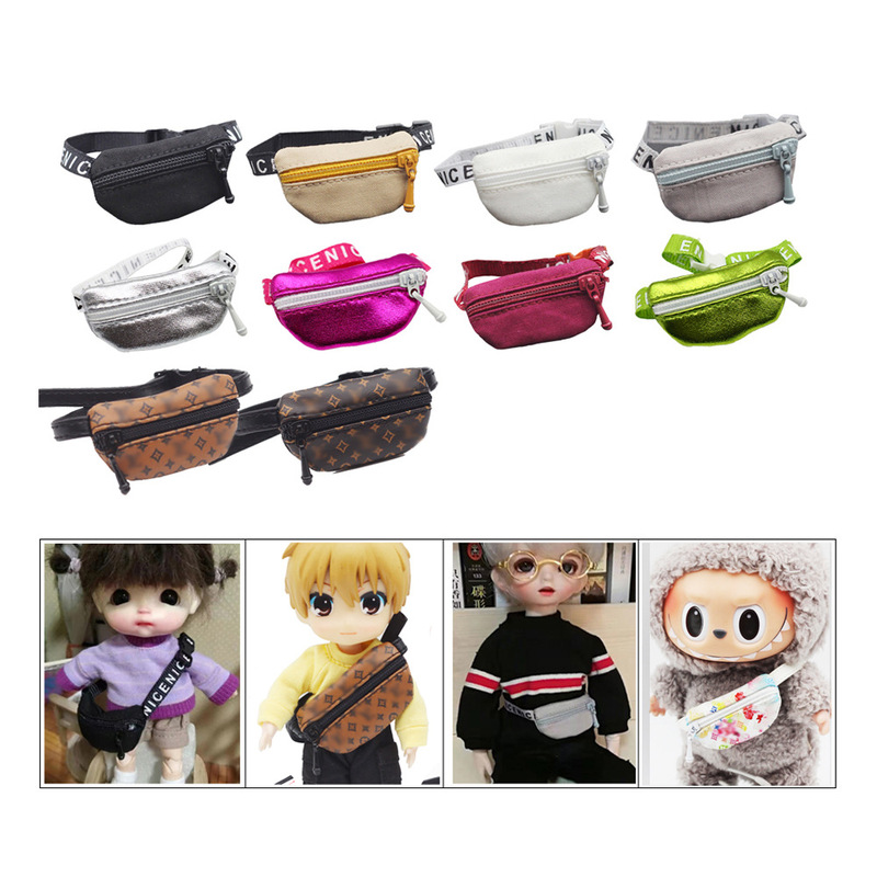DOD ob11娃娃斜胸挎包BJD6分/8分/12分玩偶拉布布Labubu背包腰包|undefined