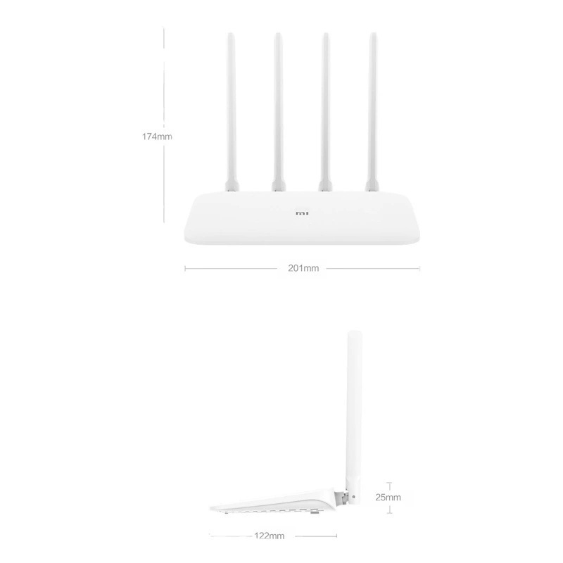 Подходит для Xiaomi Router 4A Gigabit версия, беспроводной домашний 5G умный настенный WiFi двухдиапазонный роутер Mijia
