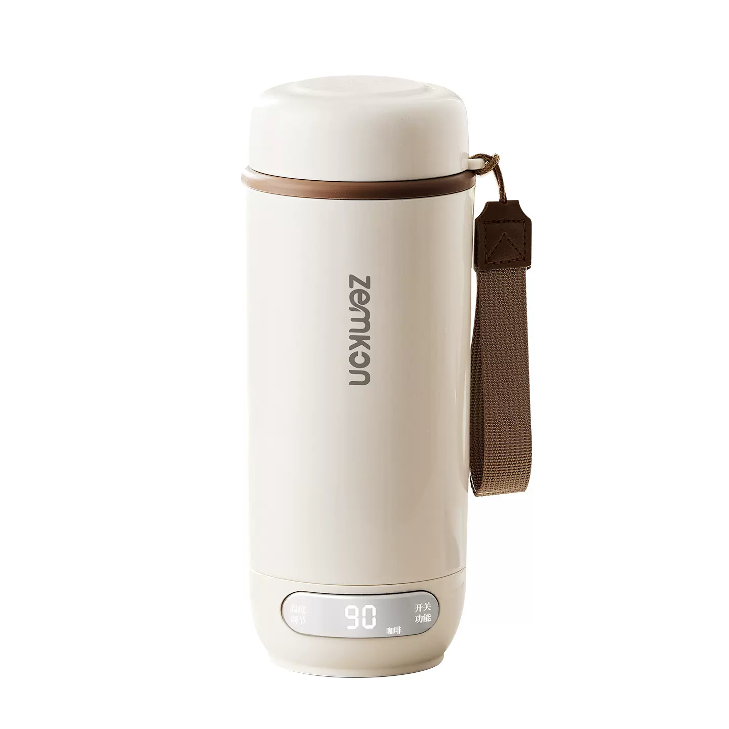 OEM定制便携式烧水杯一体全自动加热电热水杯旅行恒温保温烧水壶