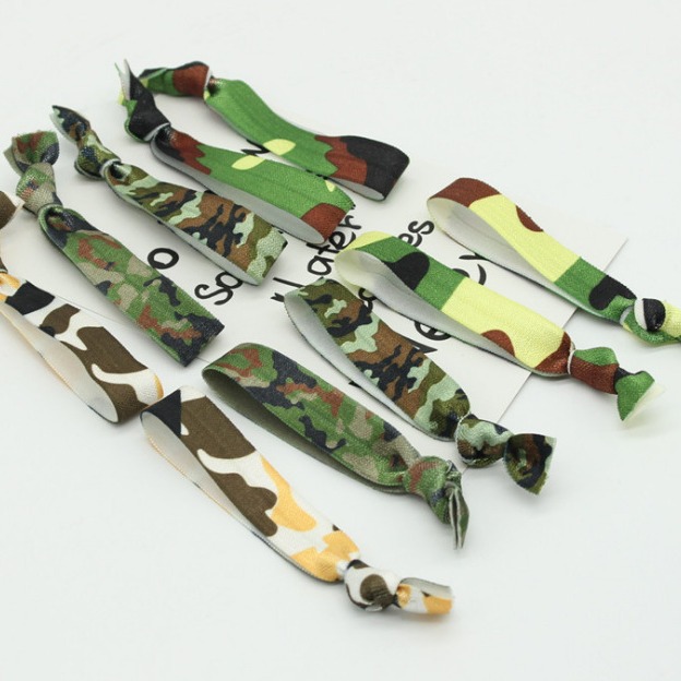 厂家制作热销韩版来自星星的你手打结手绳发带头绳发圈包邮收紧