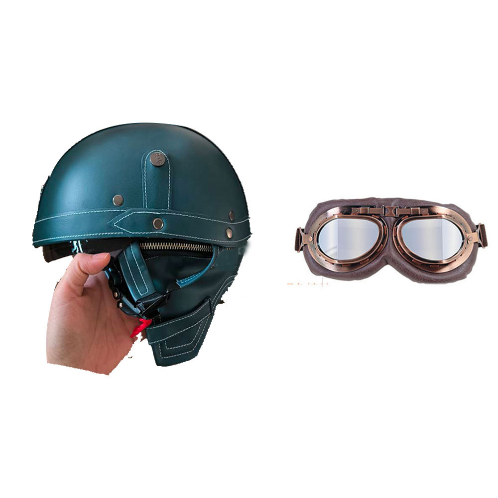 K328 진한 파란색 헬멧 + 01 실버 조각