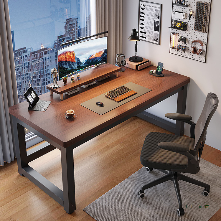Desktop Computer Table Office Desk Home Simple Table Rectangular Workbench Bedroom Desk Study Table Writing Table