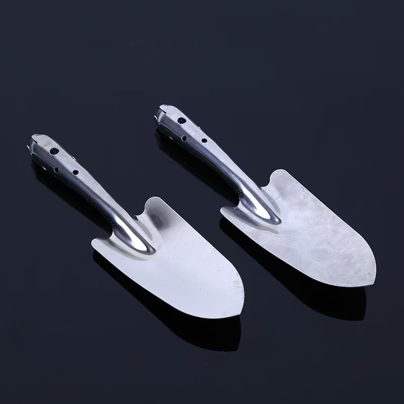 Herramientas de jardinería mini pala de flores de acero inoxidable excavación de niños pala de plantas de jardinería pala rápida para llevar