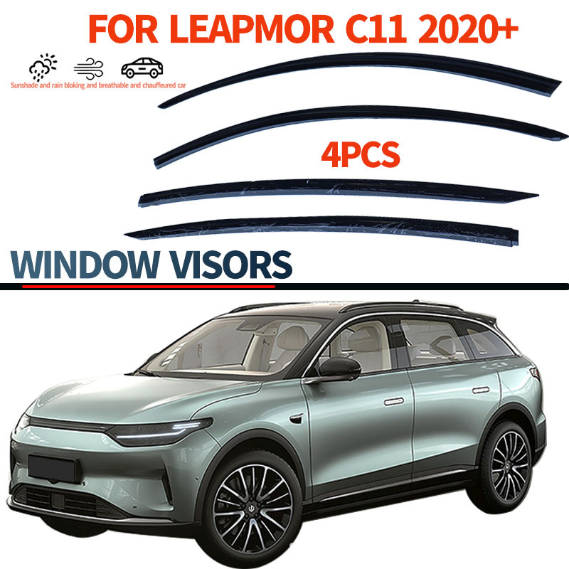 Suitable for Leapmotor C11 frameless rain visor