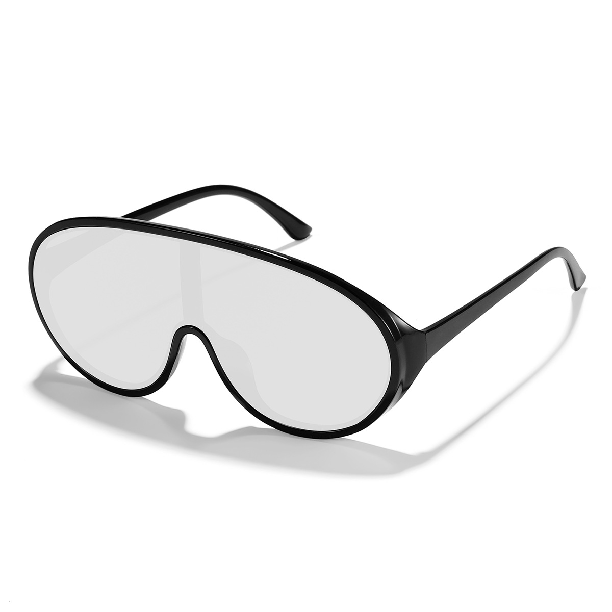 Nuevo estilo transfronterizo, personalidad, marco grande, pieza integrada, espejo de sapo para ciclismo al aire libre, celebridades de Internet, el mismo estilo, gafas de sol callejeras de moda