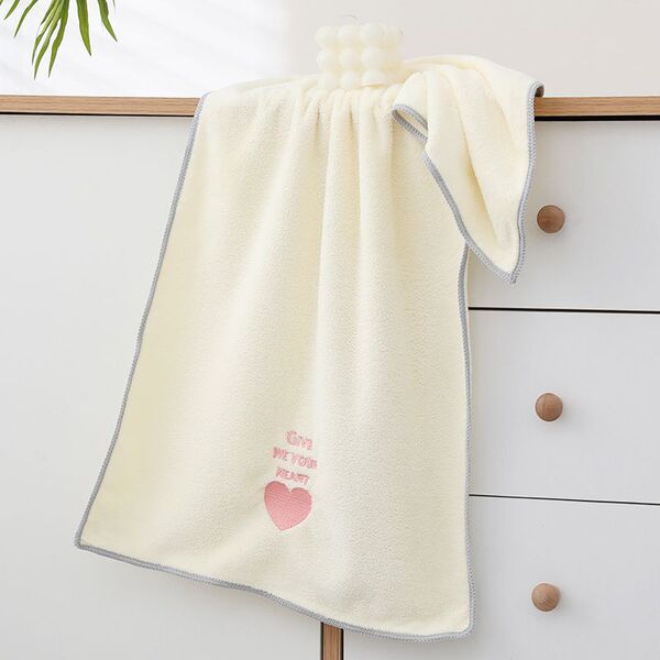soft beach coral children's bath towel for men and women