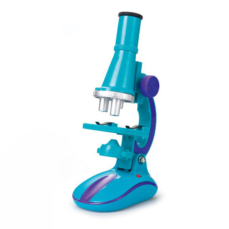 Ciencia DE LOS NIÑOS experimento microscopio traje LED 100X 400X 450X lupa STEM ciencia y educación Juguetes