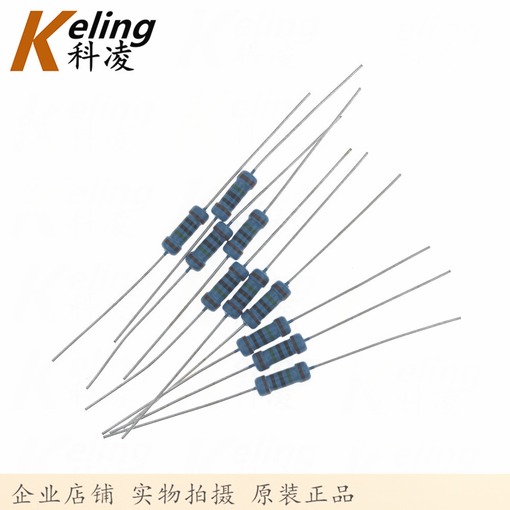 0.5W色环电阻 1/2W金属膜电阻器 10M 1% 直插精密电阻 1包500只