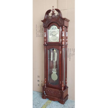 实木古典欧美立式钟表中式落地钟客厅摆钟报时机械座钟立钟大摆钟