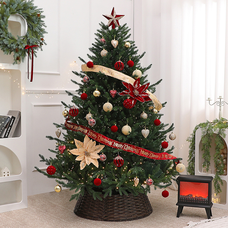 2025 nuevo árbol de Navidad grande decoración de Navidad doméstica inwind gran diseño de escena en línea de alto nivel