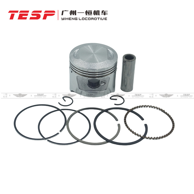 Jh70 47mm Suitable for Curved Beam Car Jialing 70 Motorcycle Piston Piston Ring Assembly Cylinder Engine Accessories