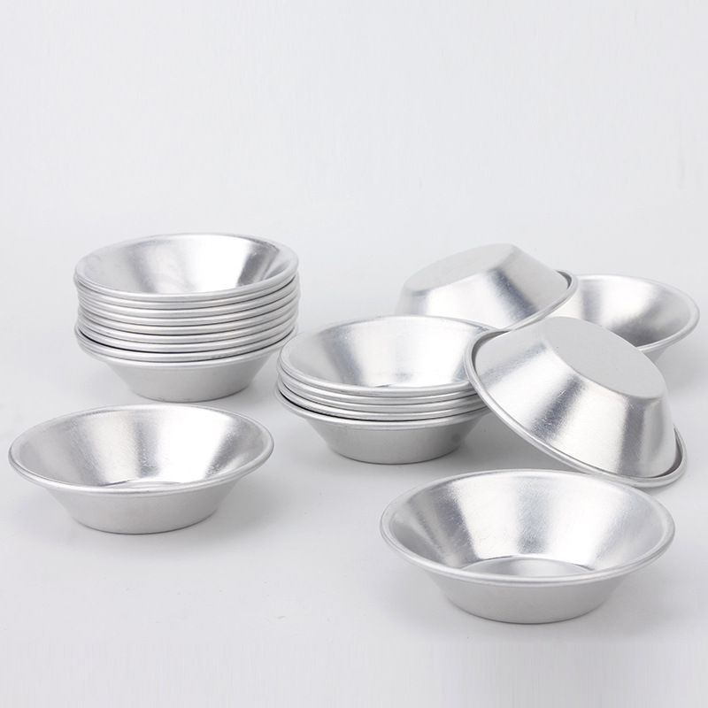 M-B05 flat-bottomed egg tart crust mold anodized aluminum baking DIY tool household bowl cake oven commercial pudding