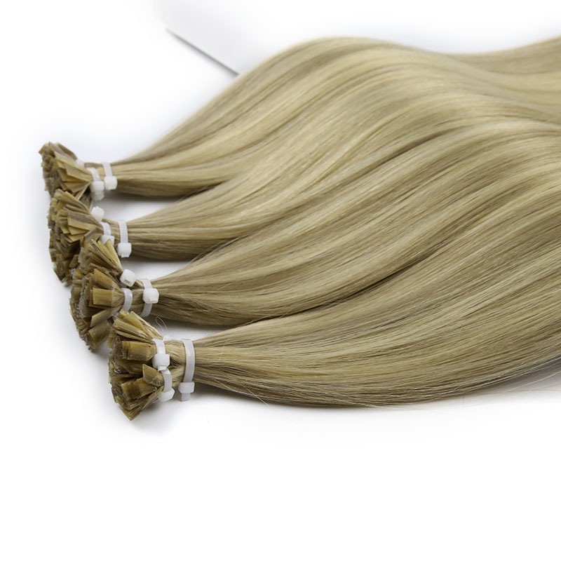 European and American White Human Hair Extensions, Natural Seamless Flat Tip Hair Extensions, Real Human Hair Strands, Flat Tip, Exclusively for Export European and American White Human Hair Extensions, Natural Seamless Flat Tip Hair Extensions, Real Human Hair Strands, Flat Tip, Exclusively for Export