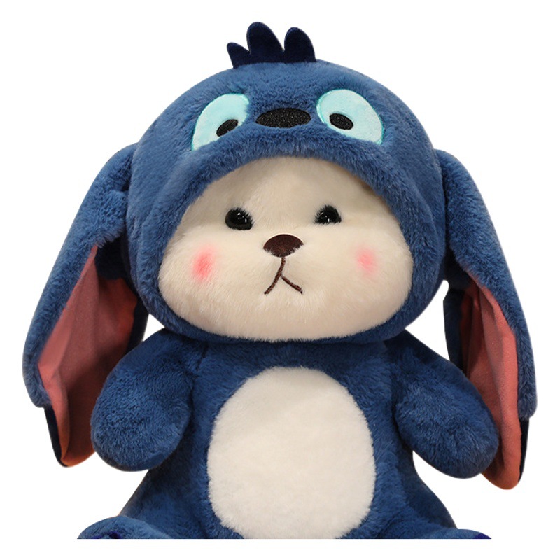 Adorable transformador oso muñeca juguete de peluche muñeca de tela muñeca de muñeca de tela abrazado para dormir fábrica de regalos de cumpleaños al por mayor