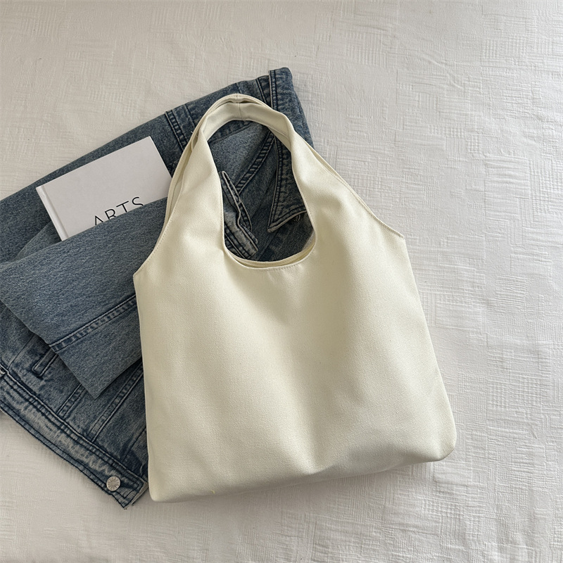 . Moda simple de gran capacidad de verano de color sólido nuevo estilo coreano de moda ocio de viaje bolso de hombro bolso de mujer