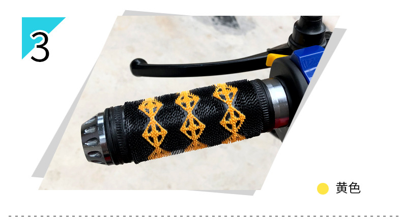 Universal Electric Vehicle Motorcycle Handlebar Cover Rubber Cover Rubber Anti-Slip Handlebar Cover Throttle Rubber Cover Grip Cover Wholesale