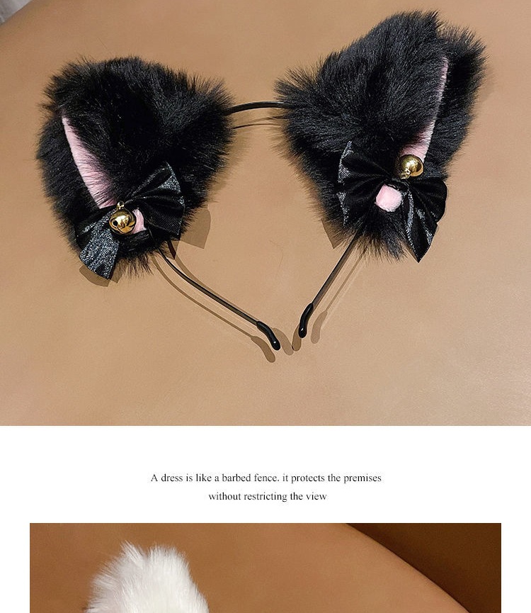 cat ears bell headband