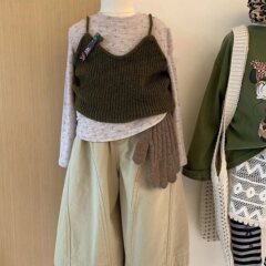 童装女童巨好看秋装套装洋气宝宝休闲薄款吊带背心上衣裤子三件套