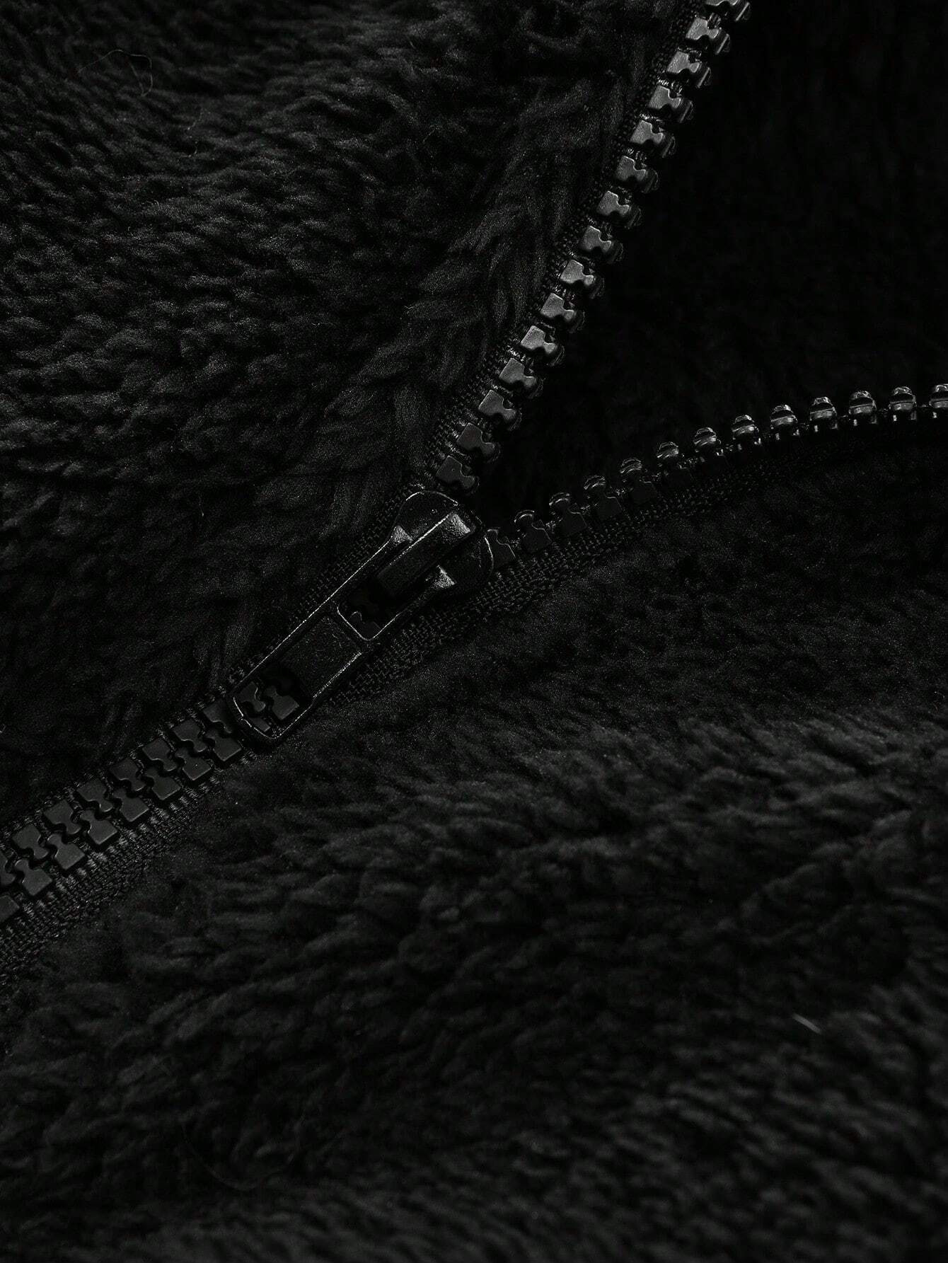 Giacca unisex Y2K Streetwear – Cappotto cardigan ampio con collo alto, capospalla unisex oversize alla moda per autunno e inverno_voghion.com