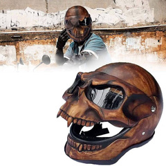 Halloween New Skeleton Skull Moving Mouth Mask Head Cover Mouth Can Move Skeleton Full Skull Head Mask