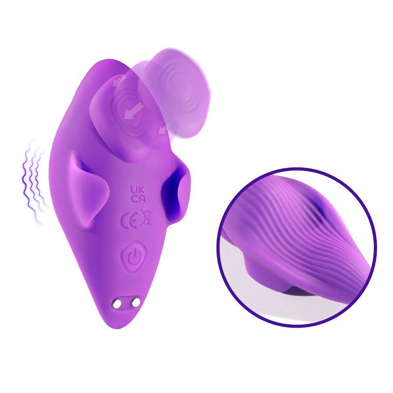 Cross-Border Feiyan Magnetic Underwear Wearable Multi-Frequency Double-Headed Vibration Outdoor Teasing Control Women's Wearable Vibrator Fun