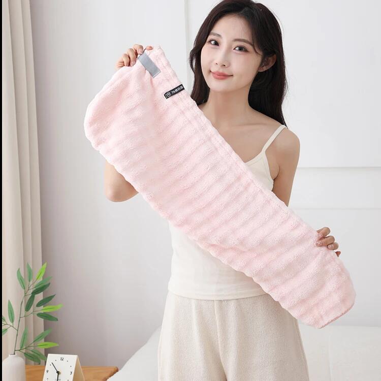 New French Style Bubble Velvet Hair Drying Hat Simple to Wear Extra Large Thickened Quick-drying Super Absorbent Non-blowing Bath Towel Towel New French Style Bubble Velvet Hair Drying Hat Simple to Wear Extra Large Thickened Quick-drying Super Absorbent Non-blowing Bath Towel Towel