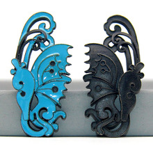 W60517ͭ�ŷ�diy�ֹ�����ɫ�������ڲ������������19*40mm
