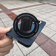 跨境手机磁吸支架Magsafe头强磁车载支架360度旋转导航架17MM球头