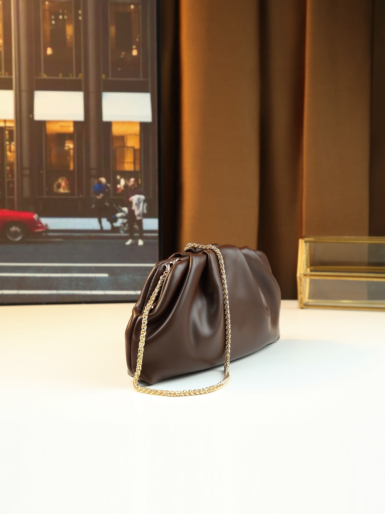 Borsa a nuvola plissettata donna borsa a tracolla versatile_voghion.com