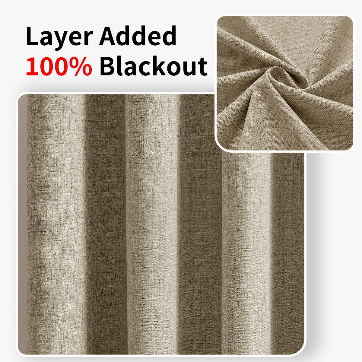 El superventas de Amazon, imitación de cáñamo, cáñamo arcoíris, película negra, cortinas opacas completas, protección solar para sala de estar, fabricante de fuentes de cortinas terminadas