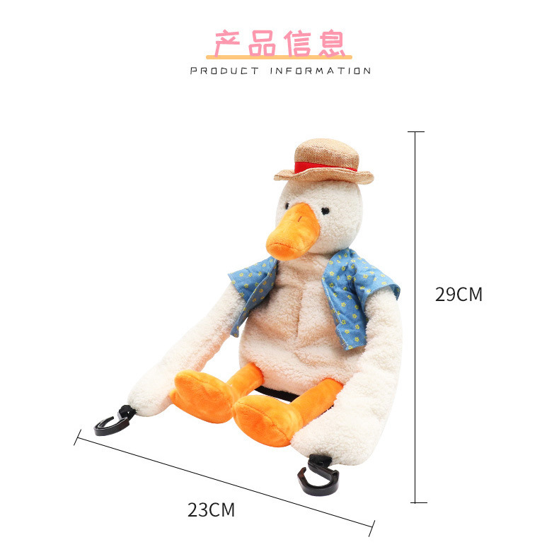 Car-Mounted Tissue Box Hanging Style Trendy Car Tissue Box for Women in the Car Creative Cute Doll Napkin Holder