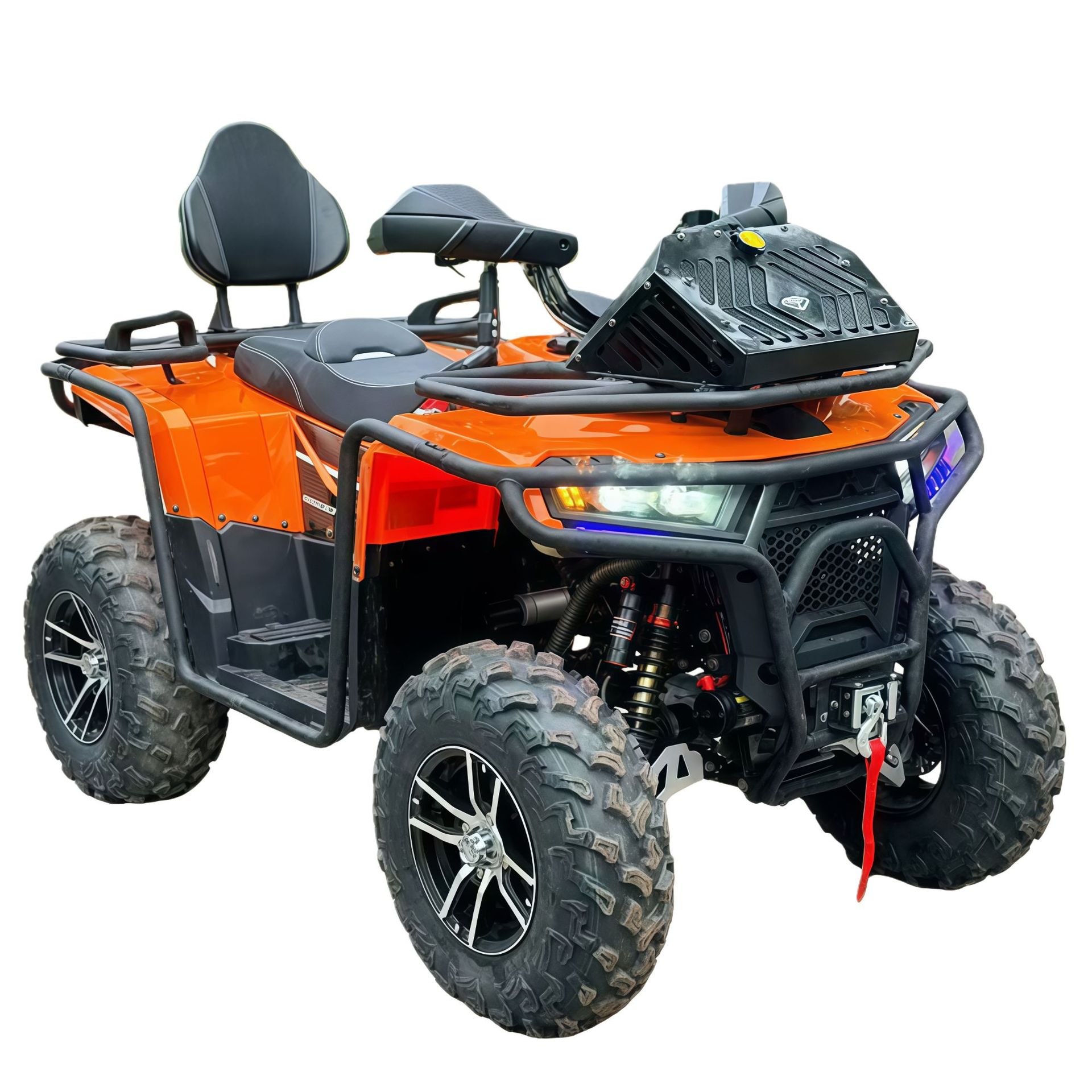Fabricante transfronterizo 500CC bloqueo diferencial de doble cilindro 4X4 refrigerado por agua motocicleta todo terreno ATV vehículo de playa