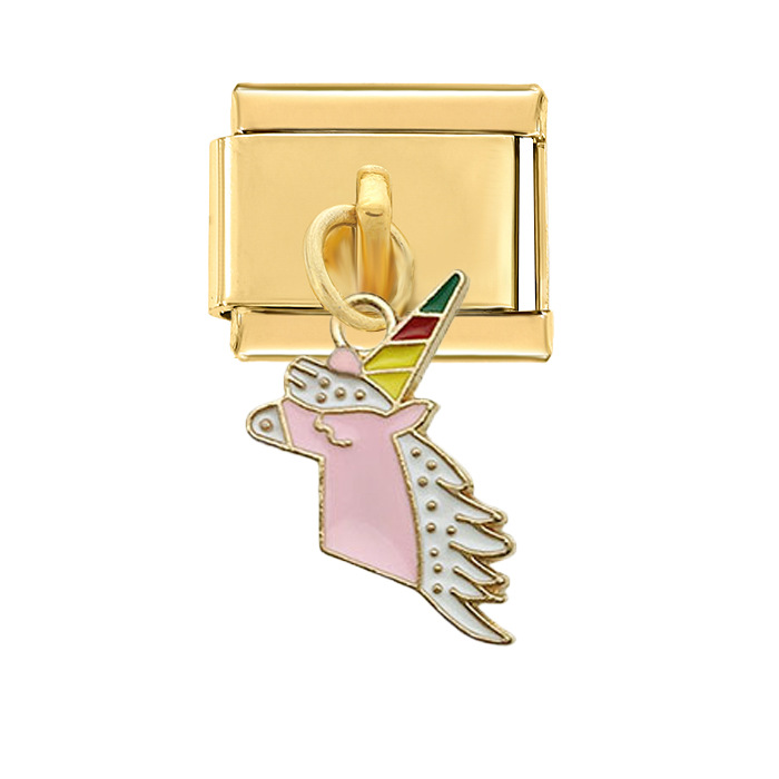 3691-골드 드롭 유니콘 파우더