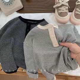 儿童打底衫秋季新款男童长袖t恤女童德绒宝宝打底衣衣服童装批发