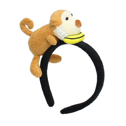 Cute cartoon hairband, super cute little animal headdress, sweet face wash, funny hairpin, Korean internet infrared headband for women