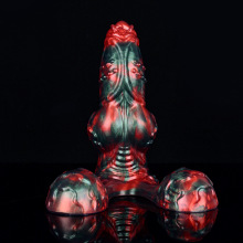仿真动物狗结阳具巨物异型阴茎女性私处自慰器后庭扩张开发性玩具