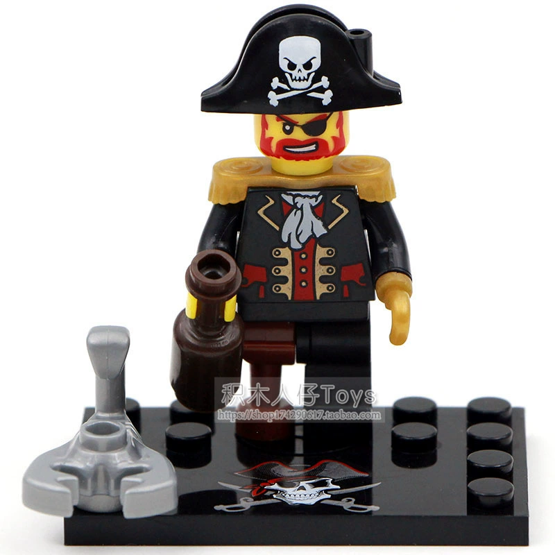 Пираты Карибского моря Дэвид Джонс Джек Элиза Baying KSZ515 518 Совместимо с Lego