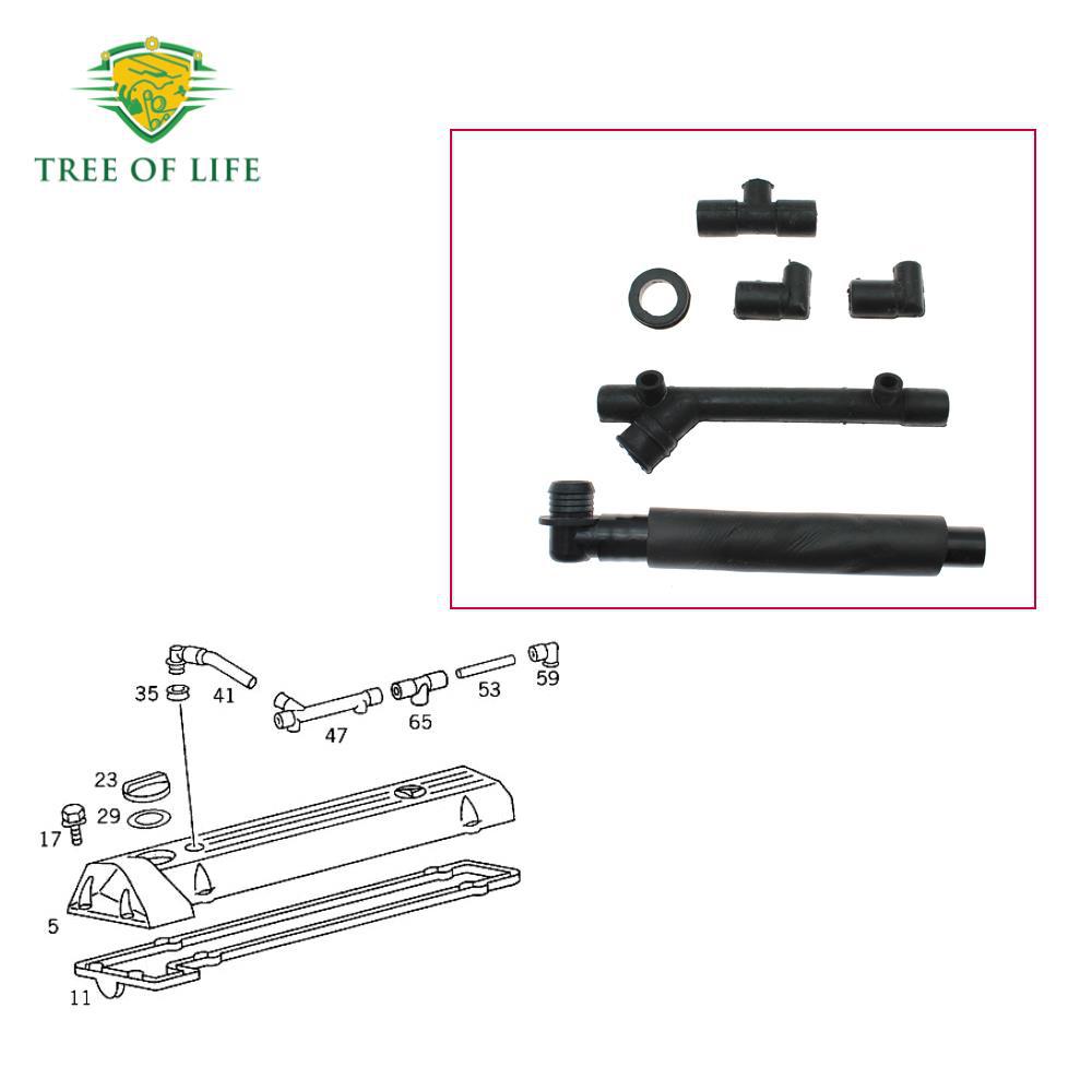 6010160481 for Mercedes-Benz New Breather Hose Connector Crankcase Ventilation