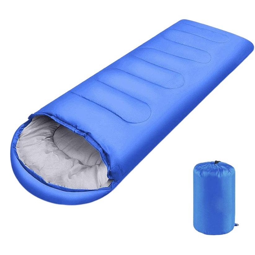 Sleeping bag para camping al aire libre de fábrica, estilo sobre, engrosado, para adultos, relleno de algodón hueco, para invierno