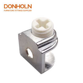 佛山厂家板式家具橱柜衣柜隐藏式锌合金层板连接托三合一层板托极