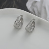 Atmospheric earrings, simple and elegant design, 2024 years