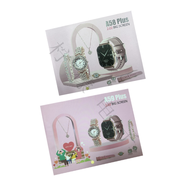 A58Plus Smart Watch Ladies Diamond Full Diamond Set Bluetooth Smart Watch Cross-Border Hot Selling A59Plus