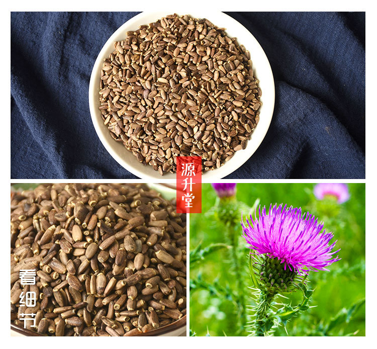 Milk Thistle Seeds (Silybum marianum) — Dried Food Herb, 500g Bulk overview