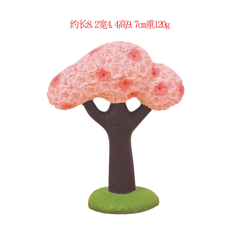 桜の木の装飾品 ZAKKA 食料品ブラインドボックスシーン装飾イン手作りギフト樹脂工芸品小さな装飾品|undefined