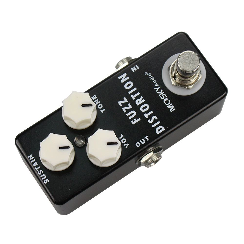 Mosky мини fuzz педаль для гитары электрогитара искажение Guz педаль эффект