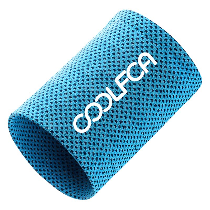 Yishuang Cold-Sensing Sports Wristband, Ice Silk Sweat-Absorbing and Sweat-Wiping Wrist Towel, Fitness Running and Cycling Outdoor Breathable Wristband