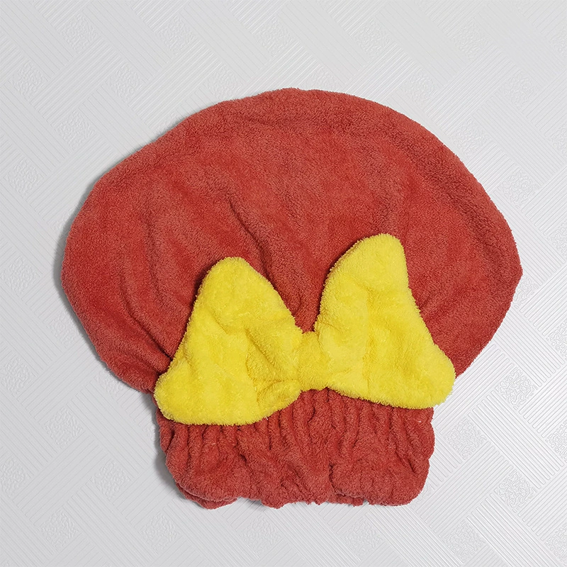 Быстрая сушка коралловая шапка для душа, бархатная сухая косынка, полотенце для волос, утолщенная