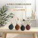 Head layer cowhide locator leather case round rope retro locator protective case anti-lost small leather case keychain wholesale