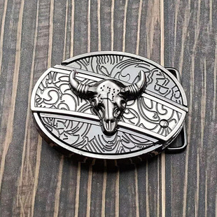 Personal zinc alloy belt buckle head band knife body belt and belt buckle fashion belt buckle head buckle