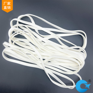Chuangxian Industrial Factory Directly Supply High Quality Rubber Band Office Industrial TPR White Rubber Ring with Large Elastic Packaging